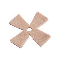 Steins 1/16 Inch Distal Star Adhesive Felt Pads, 100 Count
