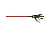 Perfect Stix Red Palm8-48 Tropical Straws with Green Frons, 8", Red (Pack of 48)