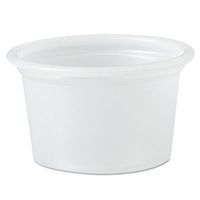 DCC050PC Dart Container Corporation CONEX PLAS Portion Cup .5OZ CLE 20/125