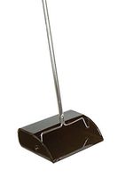 Boss Cleaning Equipment B010021 Metal Lobby Dust Pan, Black, No Cover