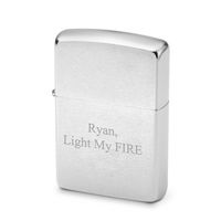 Personalized Chrome Zippo Lighter