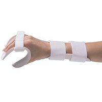 Rolyan Splinting Material Sheet, Functional-Position Hand Splint, Right, Medium, Deluxe Model, Includes Self-Adhesives Strap Kit, Single Sheet