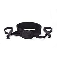 Fushida Safety Gait Belts Bed Transfer Board Non-Slip Durable Cushion Standing Aids and Supports High Qualiity Compound Fabric Band(Black)