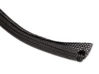 Braided Split Sleeving 3/4 Inch Black 100 Feet/Box