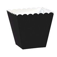 Mega Pack Scalloped Favor Boxes - Black