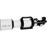 Explore Scientific 102mm f/7 Classic White "Essential Series" Air-Spaced Triplet ED Apochromatic Refractor Telescope, 1.14 arc sec, 2-Speed Focuser
