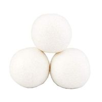 Lemoning Sheep 6-Pack Premium Wool Dryer Balls Reusable Natural Fabric Softener 7CM Organic Wool, Home Textiles Home Decor Living Room for Easter