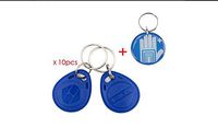 OBO HANDS Proximity EM4100 EM4102 125KHz RFID EM-ID Card RFID Key Chain Keyfob Read Only Color pack of 10 (10 pieces of Blue)