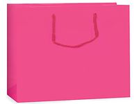 HOT PINK MATTE Gift Bags VOGUEMINI-PK 16x6x12" 3 unit, 10 pack per unit.