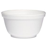 DART Fusion 10B20 Foam Round Bowls, 10 oz, White