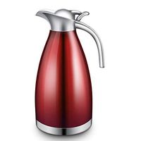 FHFA Vacuum 304 Insulation Pot Household Thermos Stainless Steel Thermos Kettle Thermos Large Capacity Insulation Kettle 2L (Color : D)
