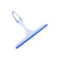 Lwestine Shower Window Glass Squeegee, TPR Squeegee for Bathroom Mirror Wiper