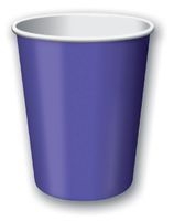 9 Oz Paper Cups , 24 count (purple)