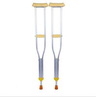 Underarm Crutches, Adjustable Height Retractable Aluminum Alloy Cane Non-Slip Thickening and Folding, Suitable for Elderly and Children with Fractures and Disabled People