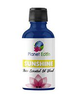 Planet Eden Sunshine Essential Oil Blend - Vibrant and Invigorating Blend of Therapeutic Essential Oils of Citrus, Vanilla and Hibiscus - Bright and Refreshing