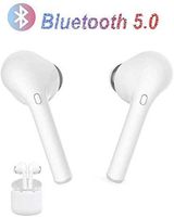Bluetooth 5.0 Headset Wireless Earbuds Bluetooth Headphones 3D Stereo IPX5 Waterproof Pop-ups Auto Pairing Fast Charging for Samsung Andriod Smartphones