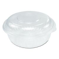 Dart C32BCD 32 oz Clear OPS Bowl With Dome Lid (Case of 126 Bowls w/Lids)