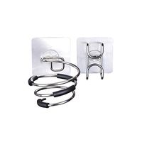 ETERLY Wall Mount Storage Stand Stainless Steel Hair Dryer Organizer Shelf Bathroom Storage Hanging