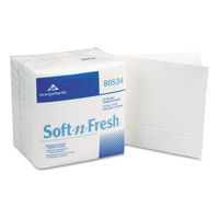GPC80534 Soft-n-Fresh Patient Care Disposable Wash Cloths, 13 x 13, White, 50/Pack