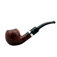 Gasparini Orange Tomato Bent Meerschaum Lined Tobacco Smoking Pipe 02