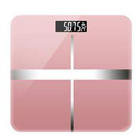 LAUYYN Digital Body Weight Bathroom Scale with Step-On Technology and Large LCD Backlight Display,6mm Tempered Glass, High Precision Measurements