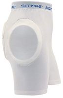 Secure Unisex Soft Hip Protector with Removable Tailbone Pad, Medium, White - Elderly Safety Fall Injury Prevention (Medium)