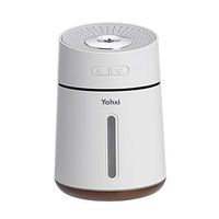 Essential Oil Diffuser Pure Ultrasonic Cool Mist Humidifier with USB Adjustable Mist Mode, Diffusers for Essential Oils with 400ML Water Capacity, Automatic Shut-Off and 7 Color LED Light Function