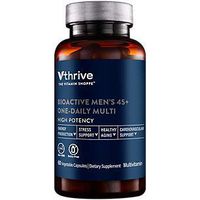 Bioactive Multivitamin for Men 45+ Once Daily Supports Stress, Healthy Aging (60 Vegetarian Capsules)