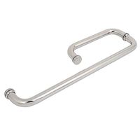 uxcell 25mm Dia 304 Stainless Steel Combination 10 Inch Pull Handle 18 Inch Towel Bar