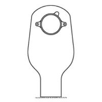 SUR-FIT Natura® Standard Pouch-Color Code: Brown Flange: 1 1/4" Color: Transparent - UOM = Box of 10