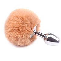 WENWING Mini Metal Rabbit Tail Romance Amal Plug Shower Enema Pocket Massager Six Toys Trainer Men Women