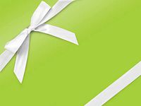 Solid Color - Lime Ultra Gloss 18"x833' Gift Wrap Full Ream Roll (1 roll) - Wraps -E6120F18