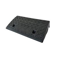 Wheelchair Ramp Mat, Outdoor Portable Triangle Mat, Bicycle Motorcycle Wheelchair Pedal Anti-Skid Service Ramp3-11cm (Color: Black, Size: 50 22 7cm) (Size : 50229CM)