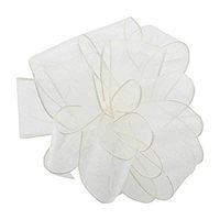 Berwick ISS-009-50-IVI Ivory Wired Edge Ribbon