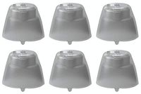 FCS Pack of 6 Click Sleeve for Siemens Signia Run Click-CIC/ITC (Closed-Medium).