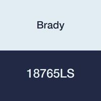 Brady 18765LS Chemical, Biohazard and Hazardous Material Labels, Self-Sticking, Polyester, 2.875" x 2", Black On Orange (Pack of 25)
