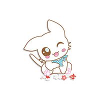 Empt Idio-3M Sticker, Olme Lovely Cute White Pink Cat Removable Vinyl Decal Sticker Skin for Laptop, Skateboard, Window, Car, Guitar, Luggage (3.51 x 4.03 Inch,White)