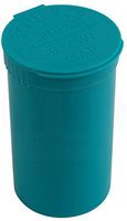 19 Dram “Pop Top” Prescription Vials/Bottle Variety of Colors for All Your Pills or Supplements by MT Products -(15 Pieces) (Aqua)