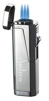 Personalized Visol Athens Silver Triple Torch Flame Cigar Lighter