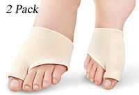 Awesome Wear Bunion Sleeve with Gel Pad 2 Pack Toe Separator Corrector Splint Spreaders for Pain Relief from Crooked Toes Pressure Hallux Bunions and Hammer Toe Bunion Relief Soft Silicone Gel