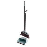 EASON Broom Dustpan Suit, Foldable Plastic PP Broom Combination Family Soft Hair Clean Dustless Helper Tools Household Cleaning Tools