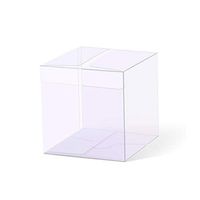 YOZATIA 25PCS Transparent Boxes 2 x 2 x 2 inch, Candy Box, Clear Favor Boxes Gift Boxes for Wedding, Party and Baby Shower Favors