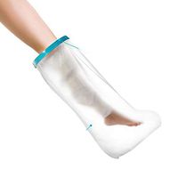 Zetiling Leg Cast Cover Protector, Waterproof Adult Short Leg Cast Cover for Shower, Seal Tight Cast and Foot Leg Bandage for Shower Bath, Keep Cast Bandage Dry