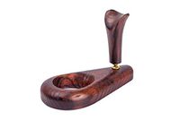 Dr. Watson - Wooden Pipe Stand - SAIL I - for 1 Tobacco Smoking Pipe, Handmade from Solid Wood