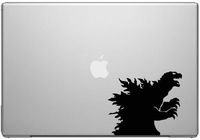 Godzilla Shadow Gojira Kaiju - Black Vinyl Decal for 13" Macbook