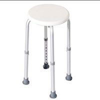 LINYUYI Height Adjustable Bathtub & Shower Stool,7-Stop Adjustable Height Old People Bath Chair,Nonslip Stool