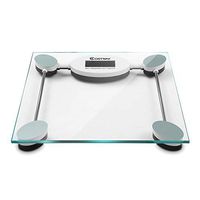 Giantex Electronic Bathroom Scale Digital Personal Body Weight Scale Heath Fitness Easy Read LCD Scale Tempered Glass Balance Platform 400LB 180kG