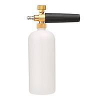 Foseal Snow Foam Lance Jet Wash Pressure Car Washer Foam Cannon 1L Bottle Adjustable Thick/Watery Soap Foam, with 1/4" Quick Release Foam Blaster for Washer Gun, Heavy Duty Brass Knob