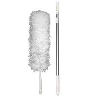 Feather Duster Car With Dusty Feather Duster Household Chores Clean Lint Retractable Sweeping Dust Removal Tool