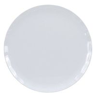 Yanco CAT-1016W Catering Round Plate, 16" Diameter, Melamine, White Color, Pack of 6